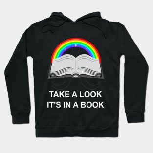 Take a Look, it's in a Book Hoodie